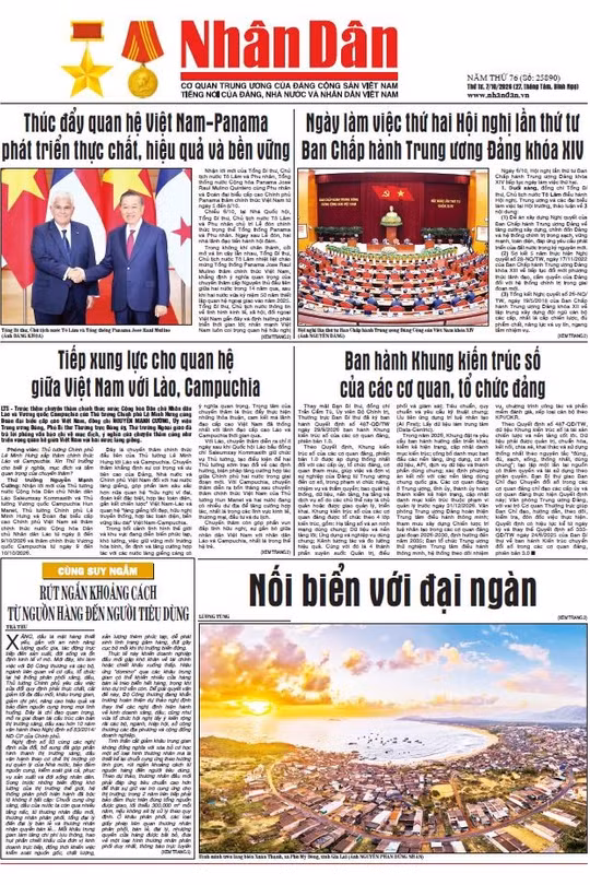 Báo Nhân Dân số 25890
