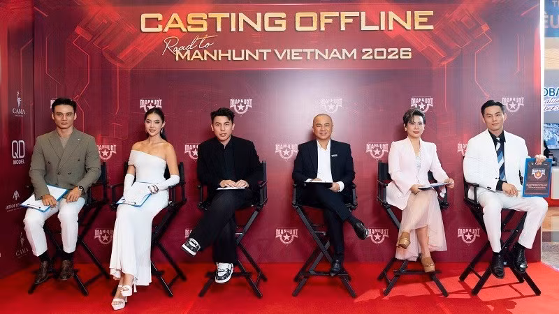 Các giám khảo của Manhunt Vietnam 2025. (Ảnh: Ban tổ chức)