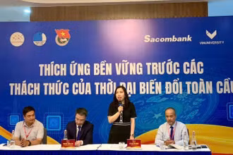 Thứ trưởng Ngoại giao Lê Thị Thu Hằng phát biểu tại buổi gặp mặt. (Ảnh: Ủy ban Nhà nước về người Việt Nam ở nước ngoài)