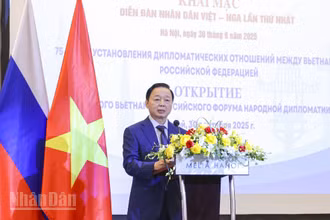 Phó Thủ tướng Trần Hồng Hà phát biểu tại sự kiện. (Ảnh: Đinh Hòa)