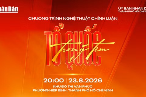 Công bố sơ đồ khu vực khán giả chương trình “Tổ quốc trong tim”.