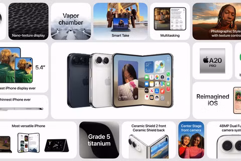 Apple ra mắt loạt sản phẩm mới, iPhone gập đầu tiên lên kệ từ ngày 23/10