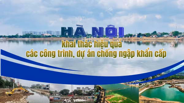 Hà Nội khai thác hiệu quả các công trình, dự án chống ngập khẩn cấp