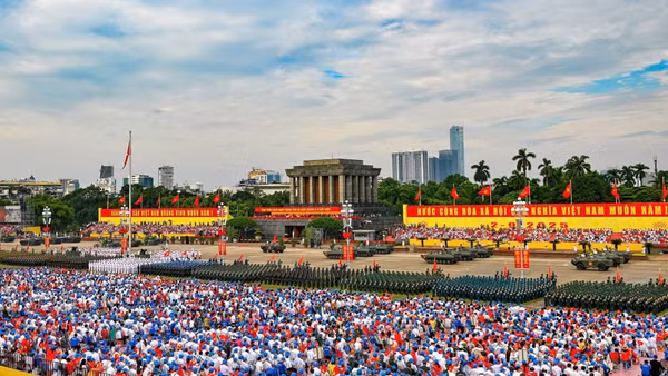 Khí tài của lực lượng Quân đội nhân dân Việt Nam tại lễ diễu binh, diễu hành kỷ niệm 80 năm Cách mạng Tháng Tám thành công và Quốc khánh 2/9. (Ảnh: Thế Đại)