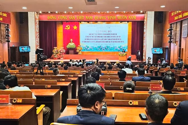 Quang cảnh buổi lễ.