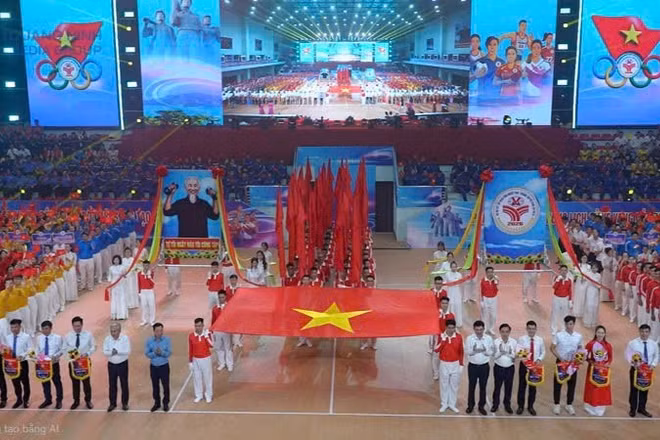 Quang cảnh Đại hội Thể dục thể thao Tập đoàn Công nghiệp Than-Khoáng sản Việt Nam lần thứ III, năm 2026.