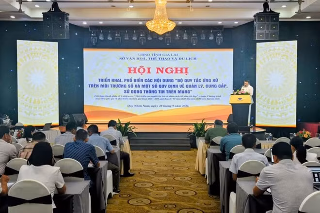Quang cảnh hội nghị. (Ảnh: LƯƠNG TÙNG)