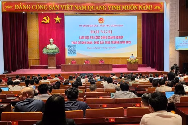 Quang cảnh hội nghị. (Ảnh: QUANG THỌ)