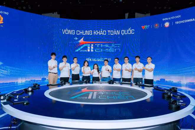 Vòng thi Chung khảo toàn quốc "AI Thực chiến 2026" diễn ra từ ngày 6 đến 8/10/2026. (Ảnh: Ban tổ chức cung cấp)