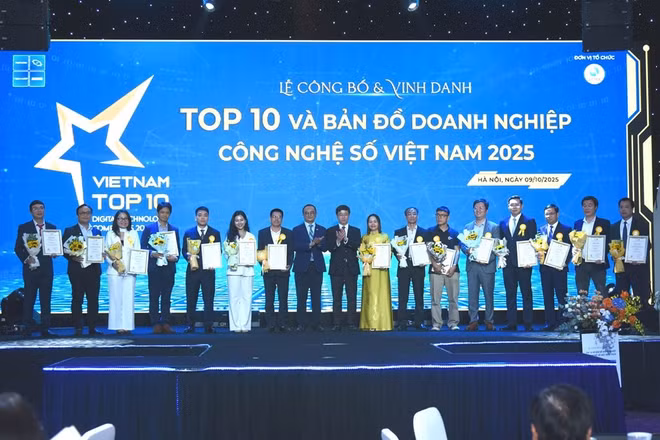 Các doanh nghiệp công nghệ số được vinh danh.
