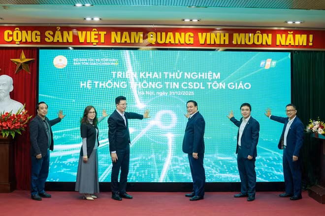 Bộ Dân tộc và Tôn giáo công bố triển khai thử nghiệm Hệ thống thông tin CSDL Tôn giáo với sự đồng hành của FPT.