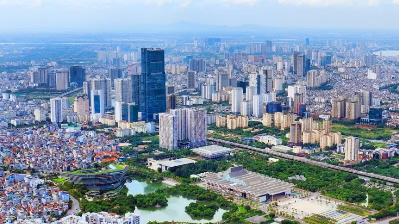 Một góc thành phố Hà Nội.