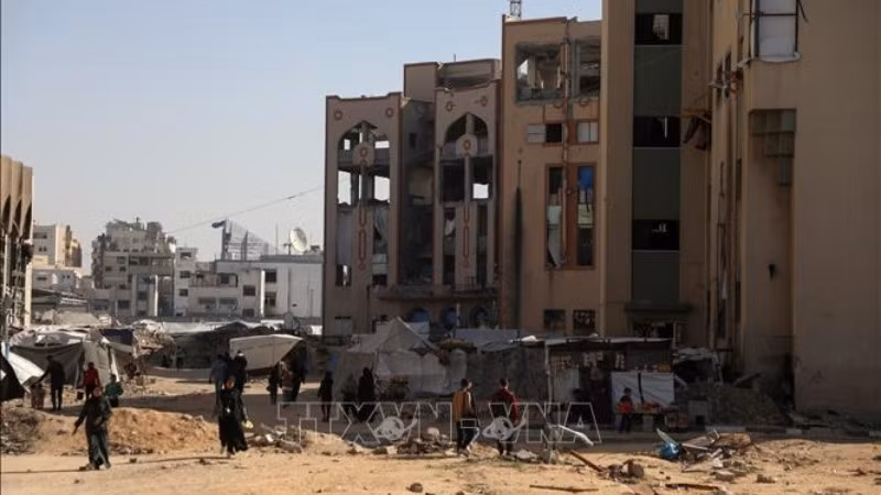 Quang cảnh tại thành phố Gaza ngày 7/12/2025. (Ảnh minh họa: TTXVN)