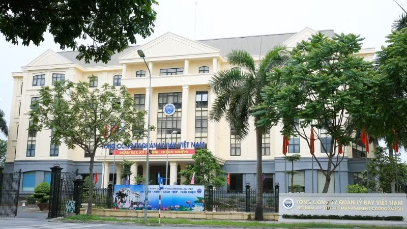 Trụ sở Tổng Công ty Quản lý bay Việt Nam. (Ảnh: Cục Hàng không Việt Nam)