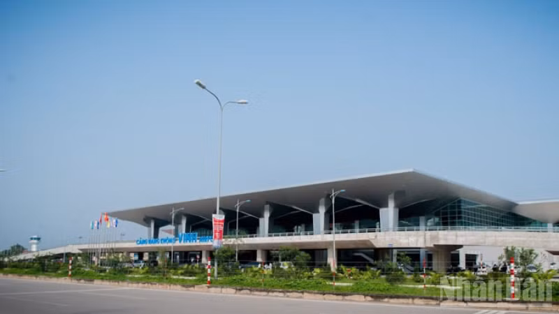 Cảng hàng không Vinh hiện tại.
