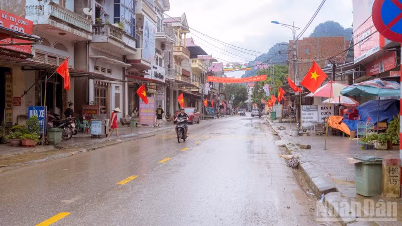 Ảnh minh họa: Hình ảnh tại một xã biên giới.