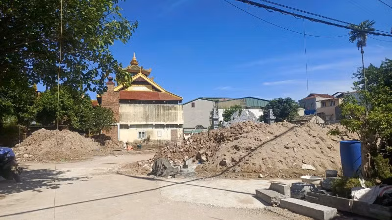 Hiện tại đình Tứ Kỳ (Hà Nội) đang được tu bổ, tôn tạo. (Ảnh: Phường Hoàng Liệt)