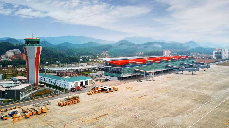 Cảng hàng không quốc tế Vân Đồn hiện hữu.