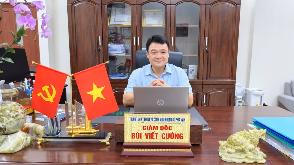 Ông Bùi Viết Cường, Giám đốc Trung tâm Kỹ thuật và Công nghệ đường bộ phía nam. (Ảnh: Nhân vật cung cấp)