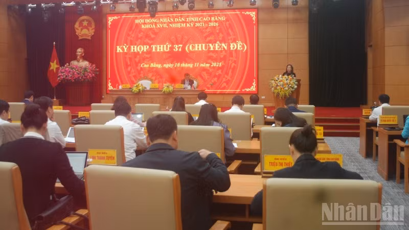 Quang cảnh kỳ họp.