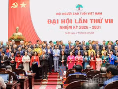 Ra mắt Ban Chấp hành Hội Người cao tuổi Việt Nam khóa VII, nhiệm kỳ 2026-2031. (Ảnh: NHẬT ANH)