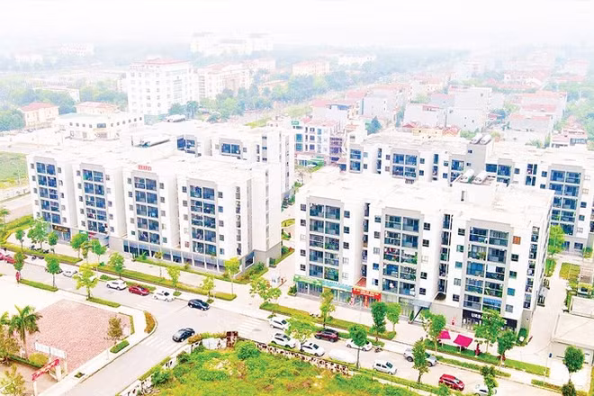 Dự án nhà ở xã hội thuộc Khu đô thị mới Thanh Lâm - Đại Thịnh 2 (xã Quang Minh, Hà Nội).