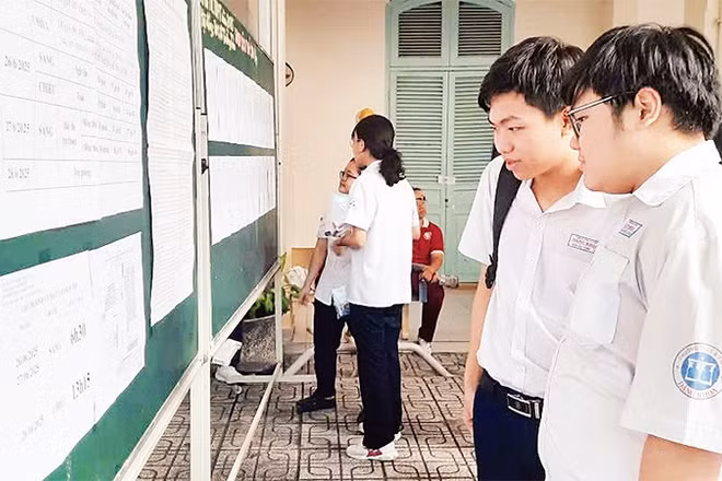 Học sinh Thành phố Hồ Chí Minh tham gia Kỳ thi tốt nghiệp THPT năm học 2024-2025.