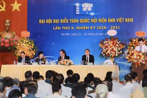 Quang cảnh Đại hội đại biểu toàn quốc Hội Điện ảnh Việt Nam lần thứ 10.