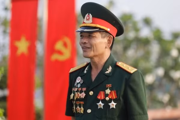 Ông Nguyễn Đức Thọ, nguyên chiến sĩ Tiểu đoàn Z.23, Lữ đoàn 316.