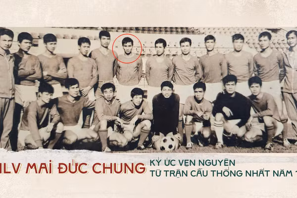 Đội bóng Tổng cục Đường sắt tham gia trận cầu thống nhất năm 1976