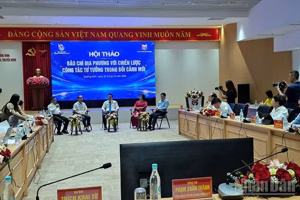 Quang cảnh hội thảo. (Ảnh: QUANG THỌ)