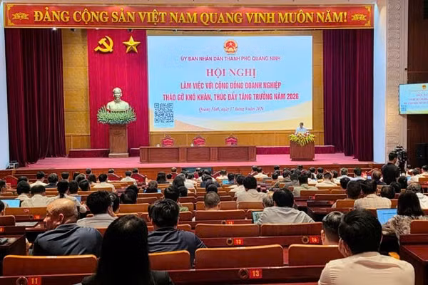 Quang cảnh hội nghị. (Ảnh: QUANG THỌ)