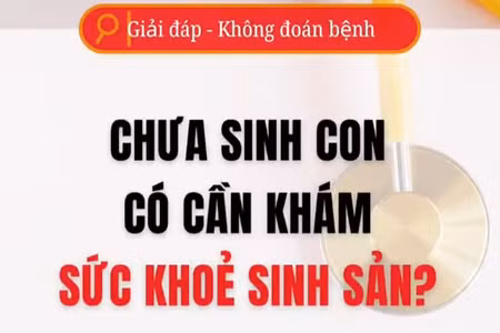 [Video] Chưa sinh con có cần khám sức khỏe sinh sản?