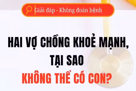 [Video] Hai vợ chồng khỏe mạnh tại sao không thể có con?