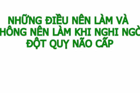 [VIdeo] Nhận biết và cấp cứu người đột quỵ theo nguyên tắc F.A.S.T