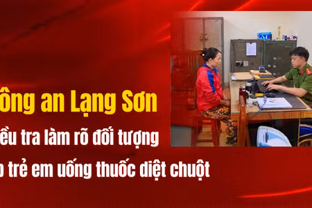 Đối tượng Hạnh tại cơ quan công an. (Ảnh: Công an tỉnh Lạng Sơn)