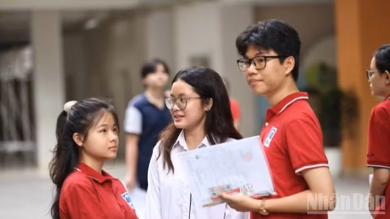 Thí sinh tham dự Kỳ thi tốt nghiệp trung học phổ thông năm 2025. (Ảnh minh họa: ĐẠI THẮNG)