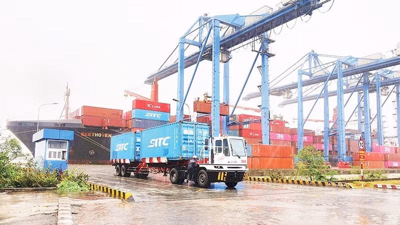Vận chuyển hàng hóa xuất, nhập khẩu tại cảng Cát Lái, phường Cát Lái, Thành phố Hồ Chí Minh.