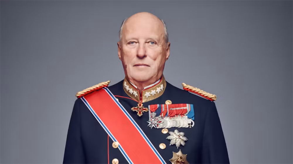 Chân dung Nhà vua Na Uy Harald V. (Ảnh: royalcourt.no)