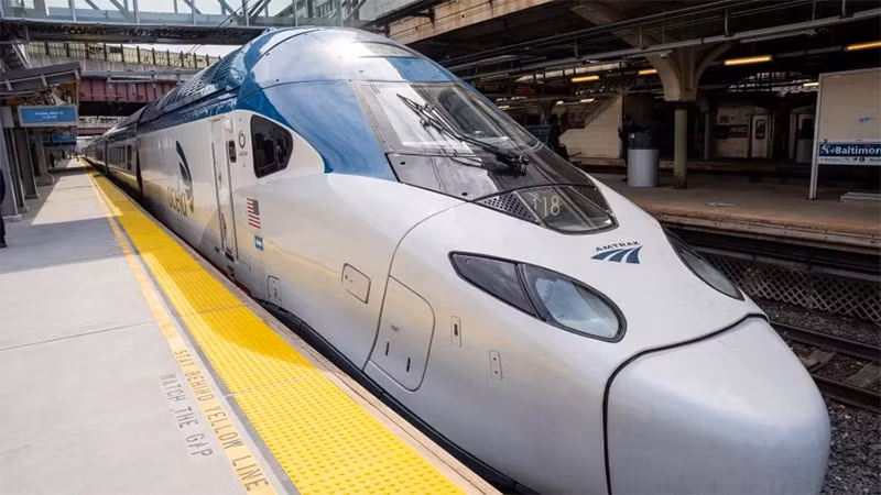 Công ty Amtrak ra mắt đoàn tàu cao tốc Acela thế hệ mới. (Ảnh: Amtrak)