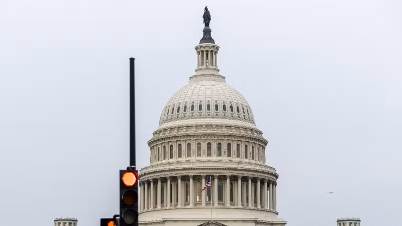 Tòa nhà Quốc hội Mỹ tại Washington D.C. (Ảnh: THX/TTXVN)