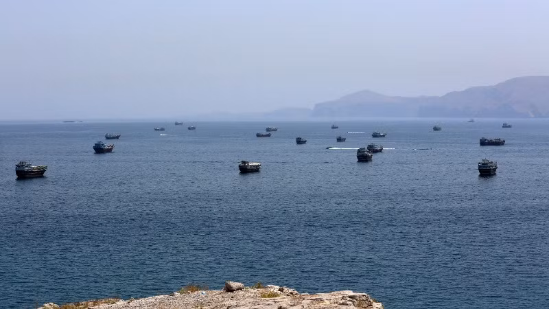 Eo biển Hormuz. (Ảnh: THX/TTXVN)