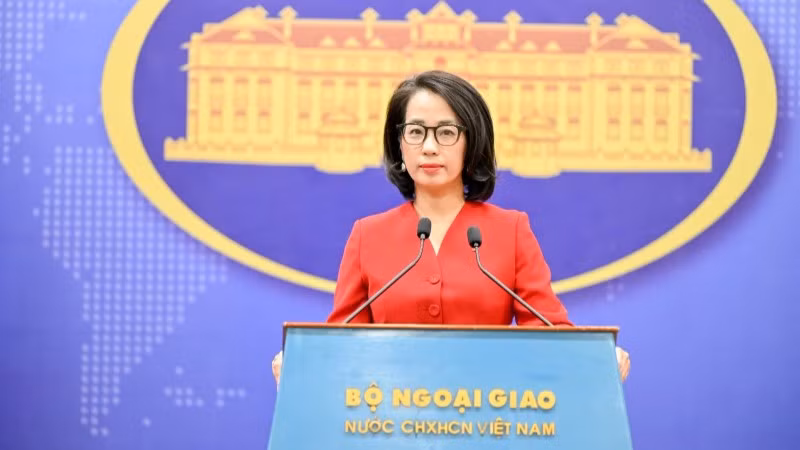 Người phát ngôn Bộ Ngoại giao Việt Nam Phạm Thu Hằng. (Ảnh: Bộ Ngoại giao Việt Nam)