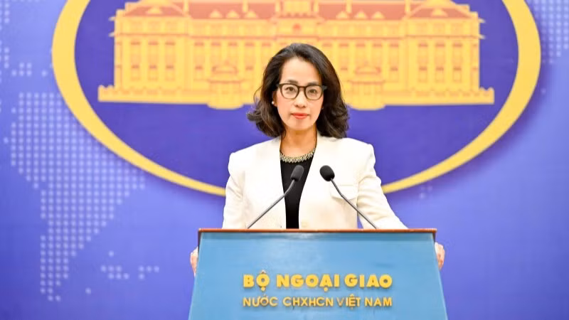 Người phát ngôn Bộ Ngoại giao Phạm Thu Hằng. (Ảnh: Bộ Ngoại giao)