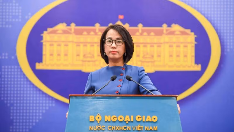 Người phát ngôn Bộ Ngoại giao Việt Nam Phạm Thu Hằng. (Ảnh: Bộ Ngoại giao Việt Nam)