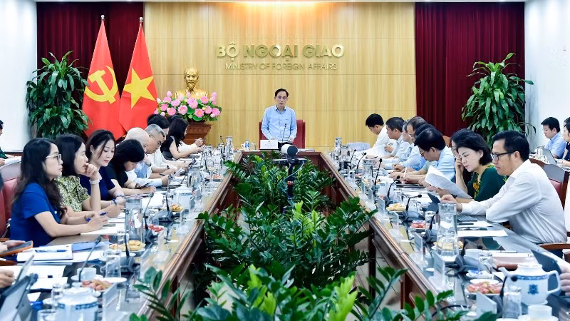 Quang cảnh cuộc họp liên ngành. (Ảnh: Bộ Ngoại giao)