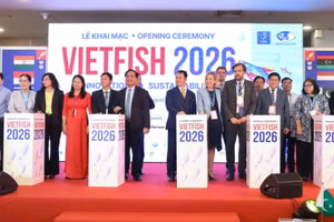 Khai mạc Triển lãm quốc tế Thủy sản Việt Nam (Vietfish 2026) sáng 19/8. (Ảnh: Đại sứ quán Na Uy)