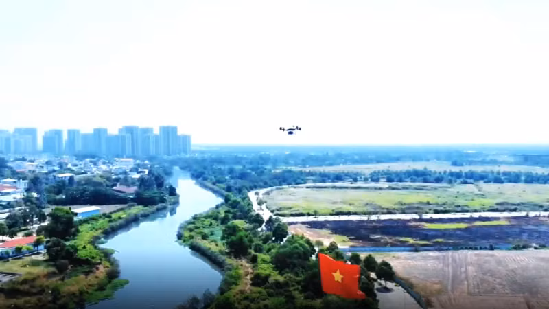 Công nghệ thiết bị không người lái UAV đang phát triển mạnh mẽ tại Việt Nam. (Ảnh: Liên minh Kinh tế tầm thấp cung cấp)