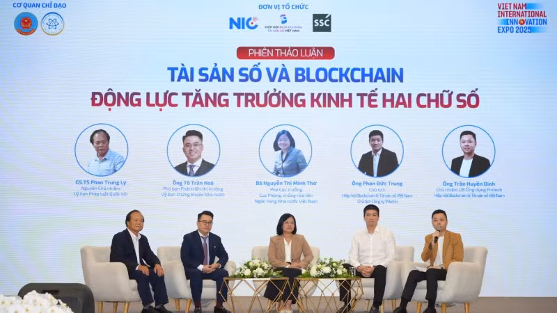 Diễn đàn “Thị trường tài sản số: Từ xu hướng tới bứt phá” tổ chức ngày 2/10 tại Hà Nội.