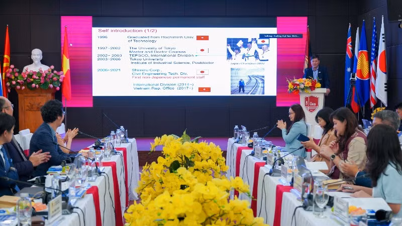Diễn đàn "Quan hệ đối tác Việt Nam-Nhật Bản: Hợp tác và phát triển trong bối cảnh biến động toàn cầu" tổ chức tại Hà Nội.